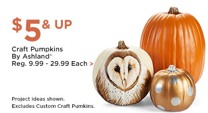 $5 & Up Crafts Pumpkin By Ashland