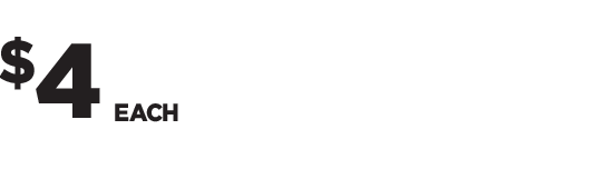 $4 Each - Value 2 pack Canvas Packs